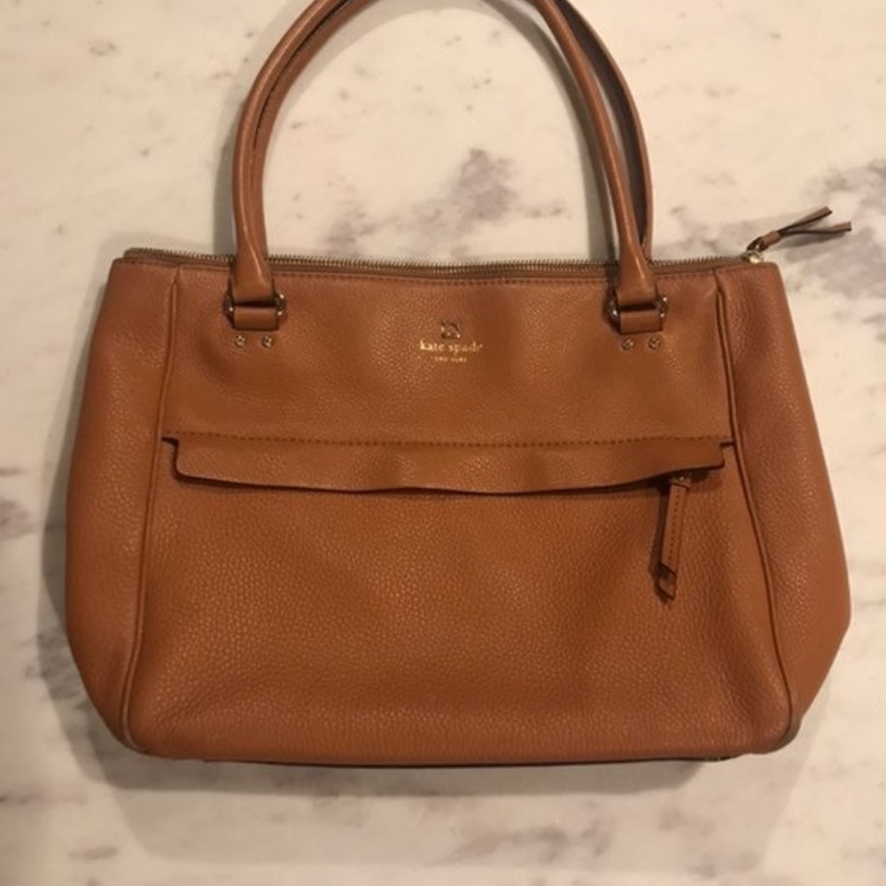 Kate Spade Brown Leather Shoulder Bag